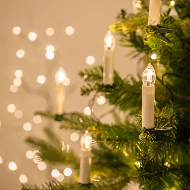 Cordless Clip-On Christmas Candles - Image 2