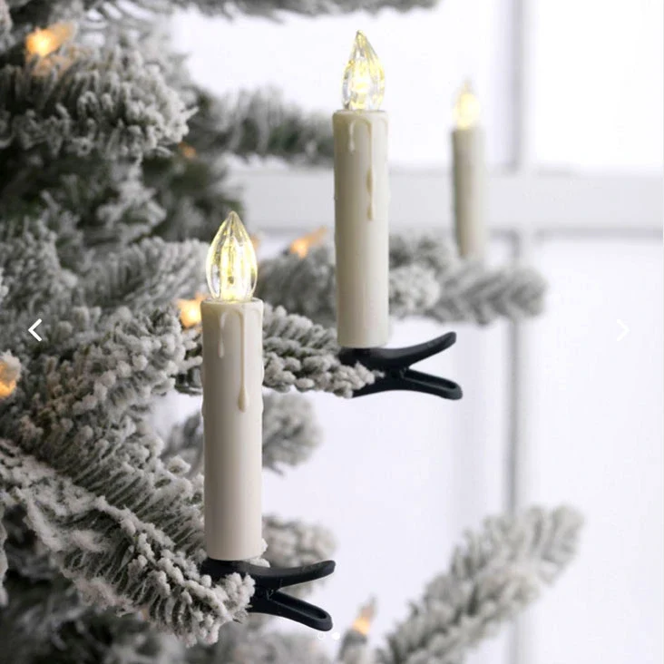 Cordless Clip-On Christmas Candles - Image 3