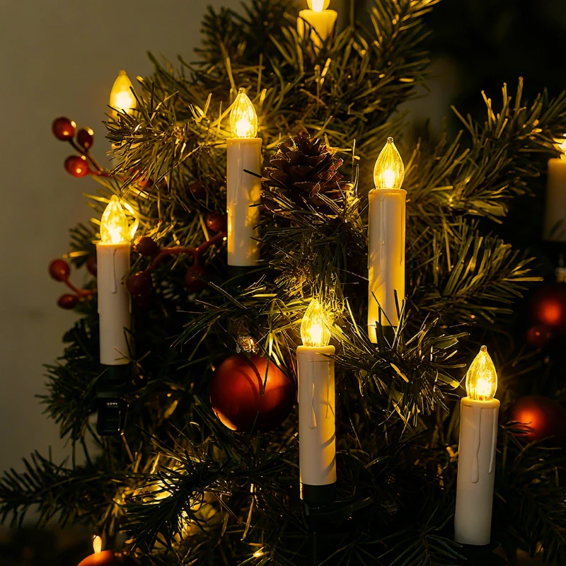 Cordless Clip-On Christmas Candles - Image 6
