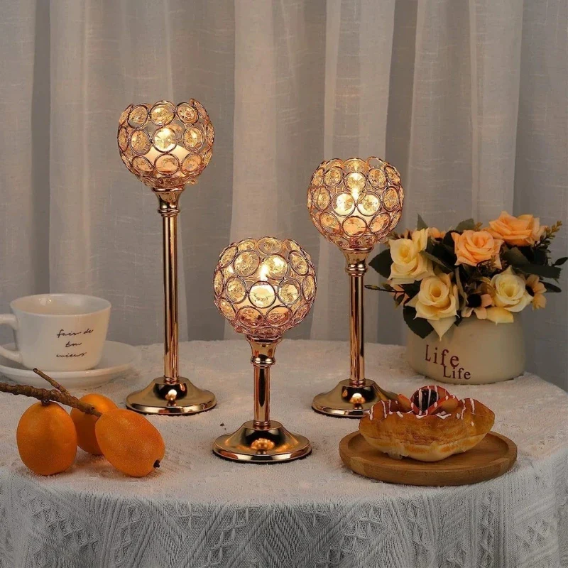 CrystalGlow™ Candle Holder