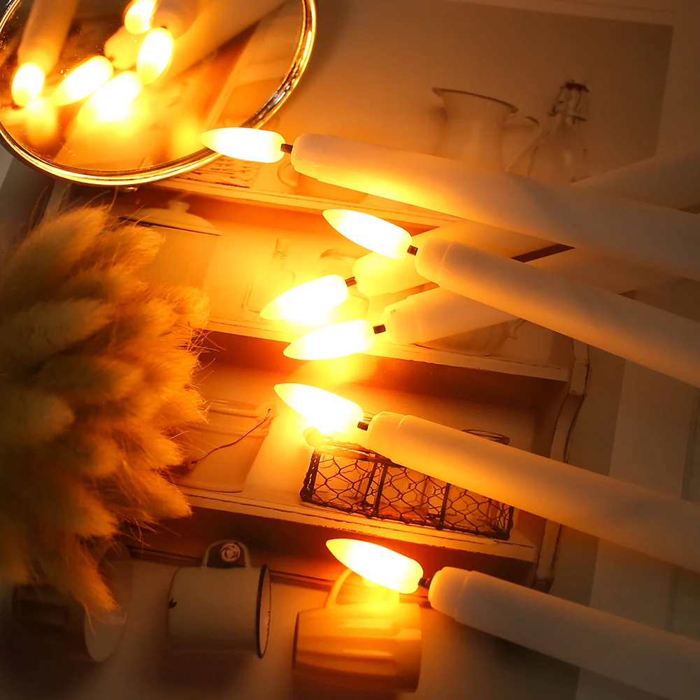 Flameless Chandelier Candles - Image 7