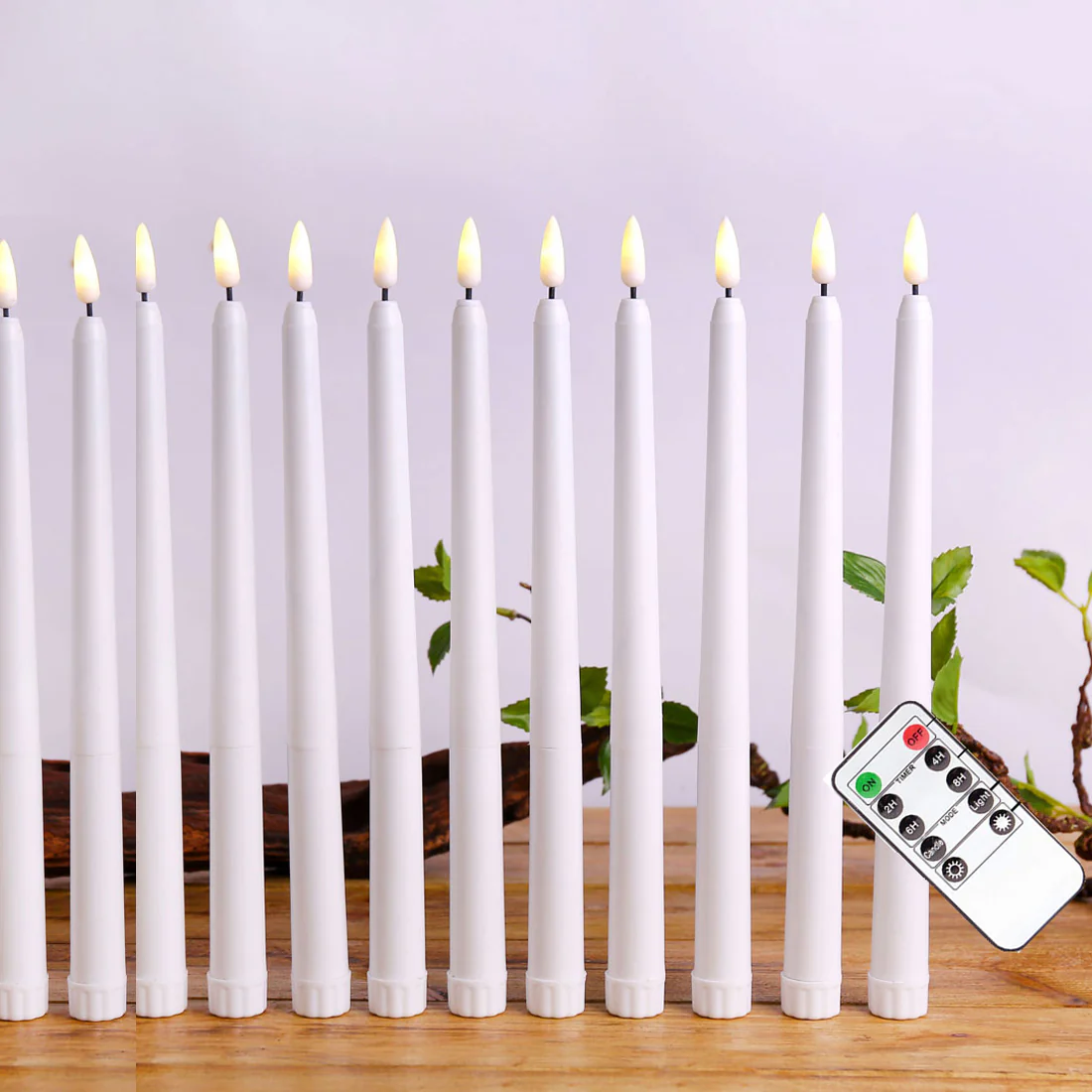 Flameless Chandelier Candles - Image 9
