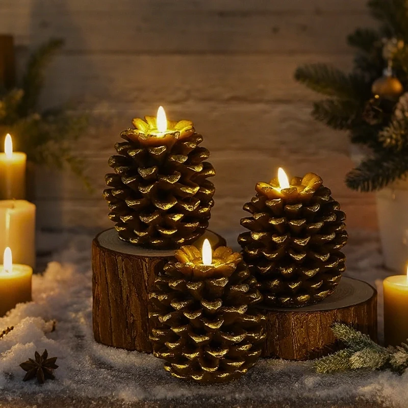 ForestHearth™ Flameless Pinecone Candles - Image 2