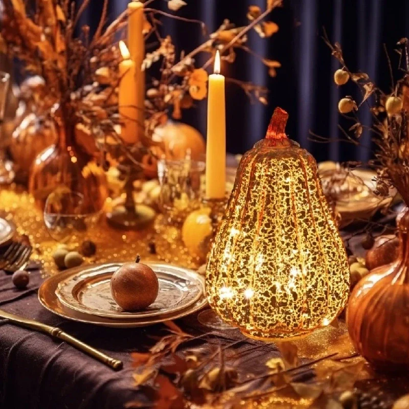 HarvestGlow™ Hand-Blown Glass Lamp - Image 4