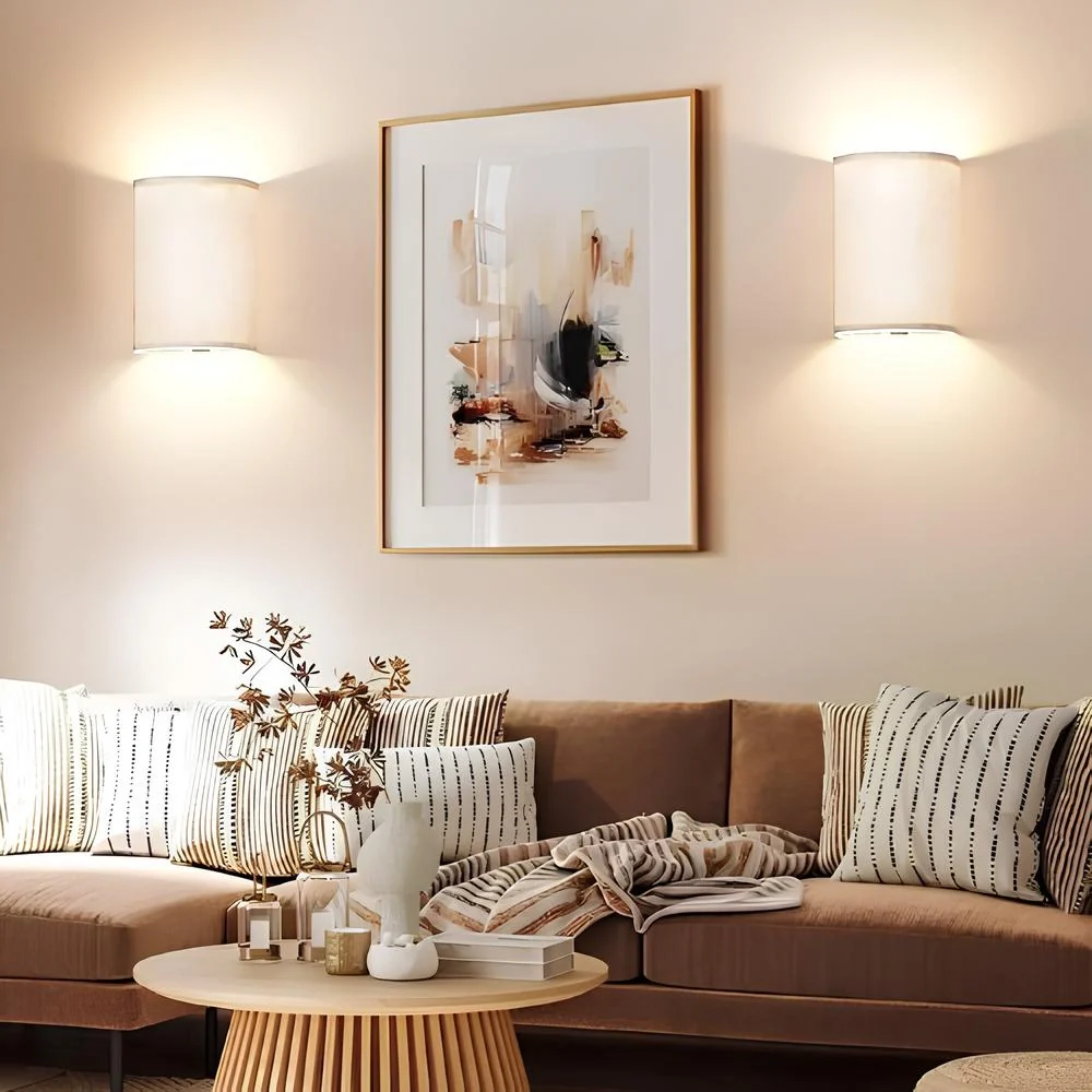 Linen Glow Wall Light - Image 2