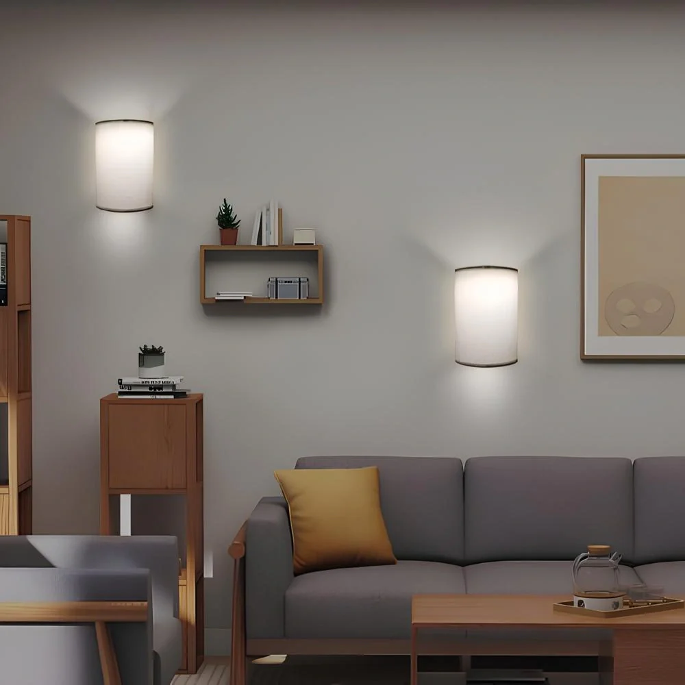 Linen Glow Wall Light - Image 9