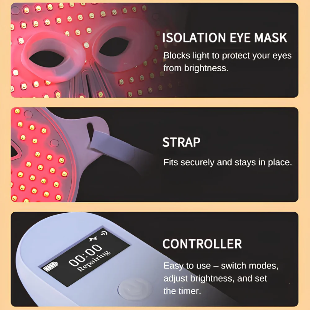 LumaDerm™ Red Light Therapy Face Mask - Image 8