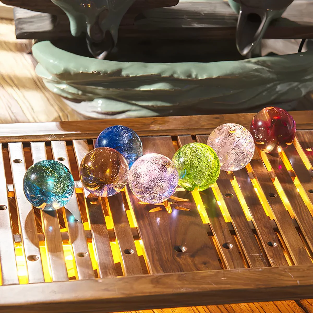 Luminous Crystal Galaxy Orbs - Image 2