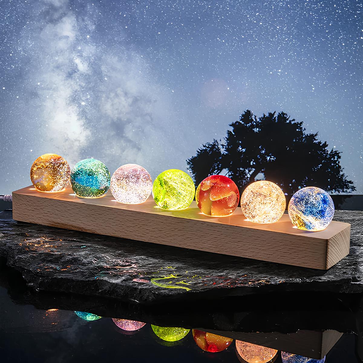 Luminous Crystal Galaxy Orbs - Image 3