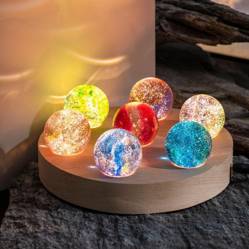 Luminous Crystal Galaxy Orbs - Image 7