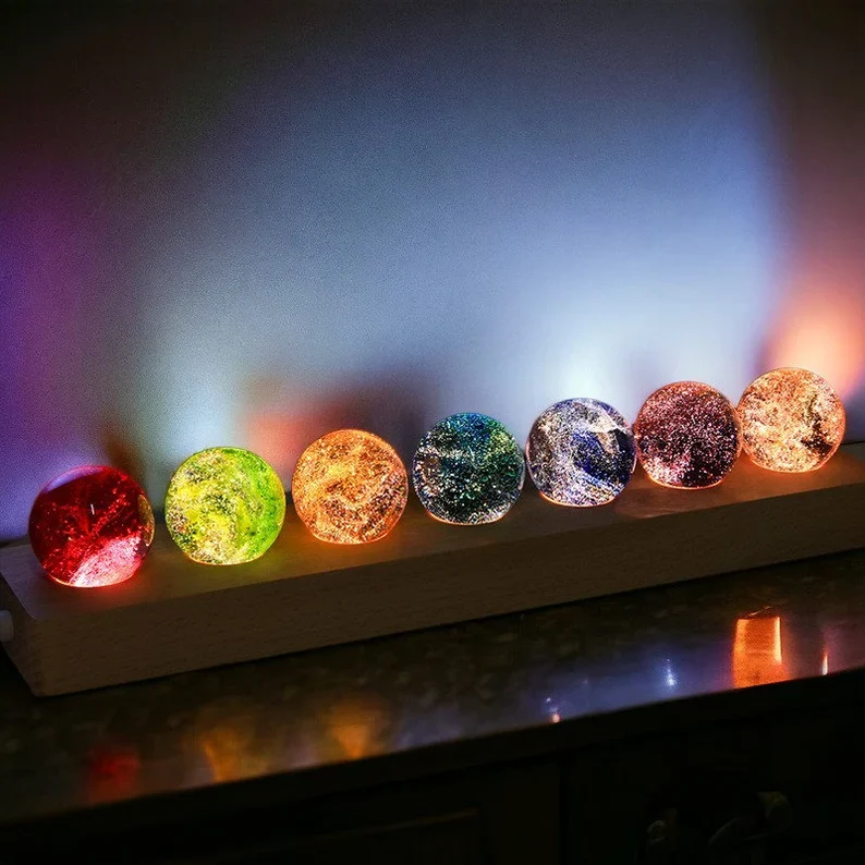Luminous Crystal Galaxy Orbs - Image 8