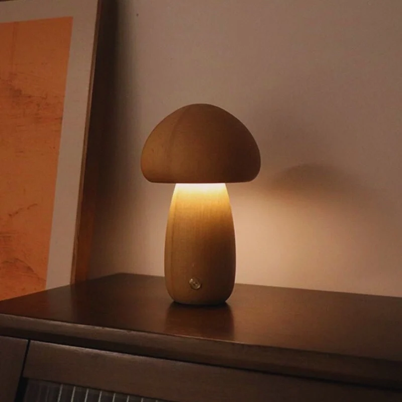 Lumishroom™ Wooden Table Lamp - Image 11