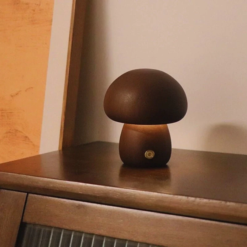 Lumishroom™ Wooden Table Lamp - Image 4