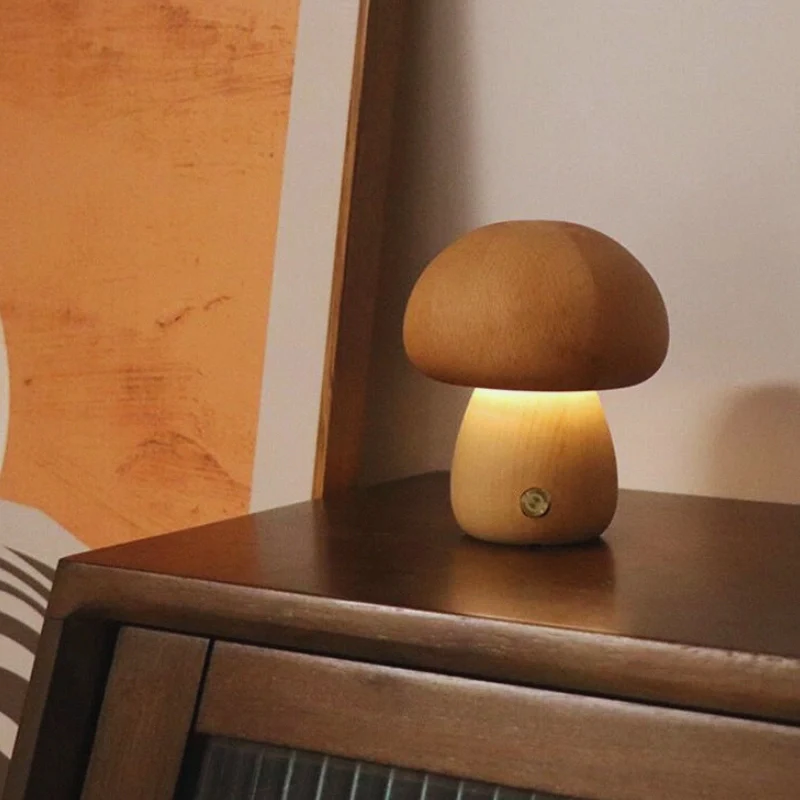 Lumishroom™ Wooden Table Lamp - Image 5