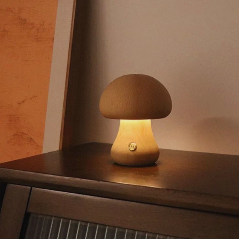 Lumishroom™ Wooden Table Lamp - Image 7
