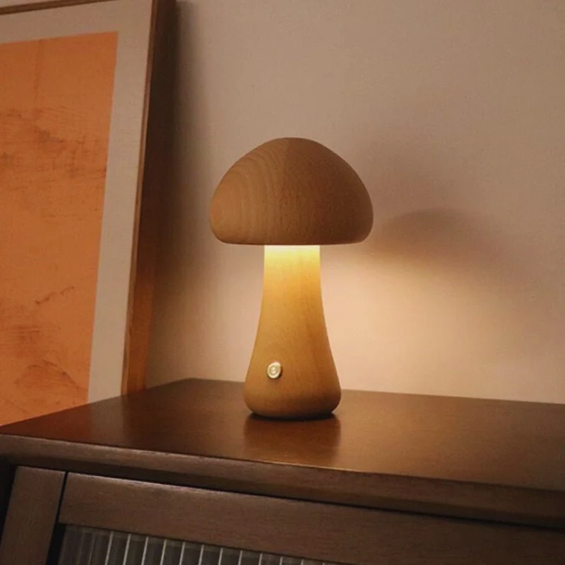 Lumishroom™ Wooden Table Lamp - Image 9