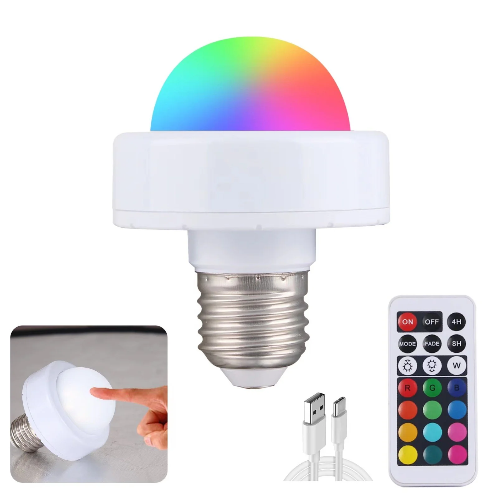 Rechargeable Remote-Controlled Bulb - Image 2