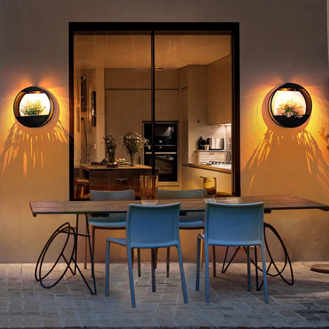 Solar Powered Wall Pot Light - Image 7