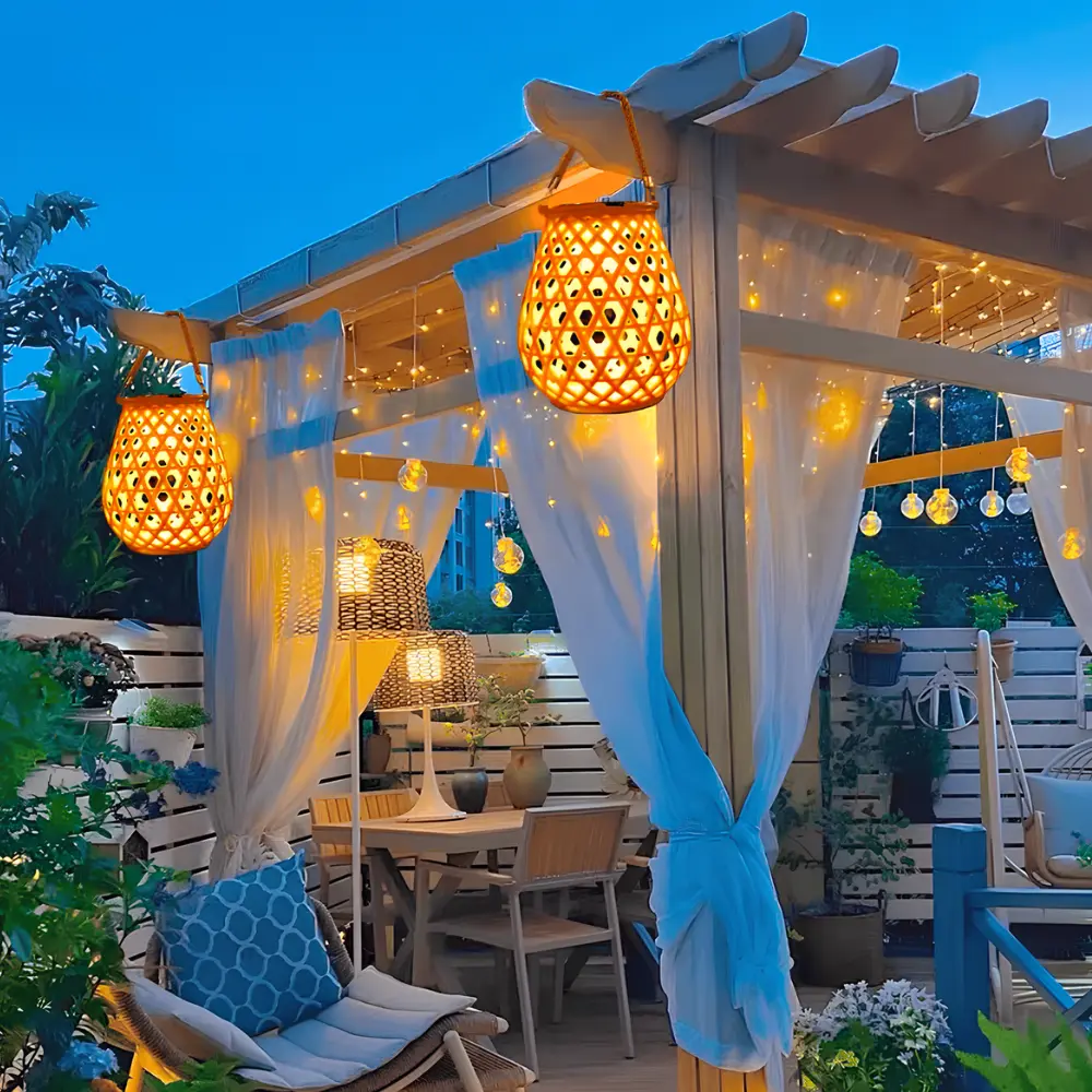 Solara™ Woven Lantern - Image 3