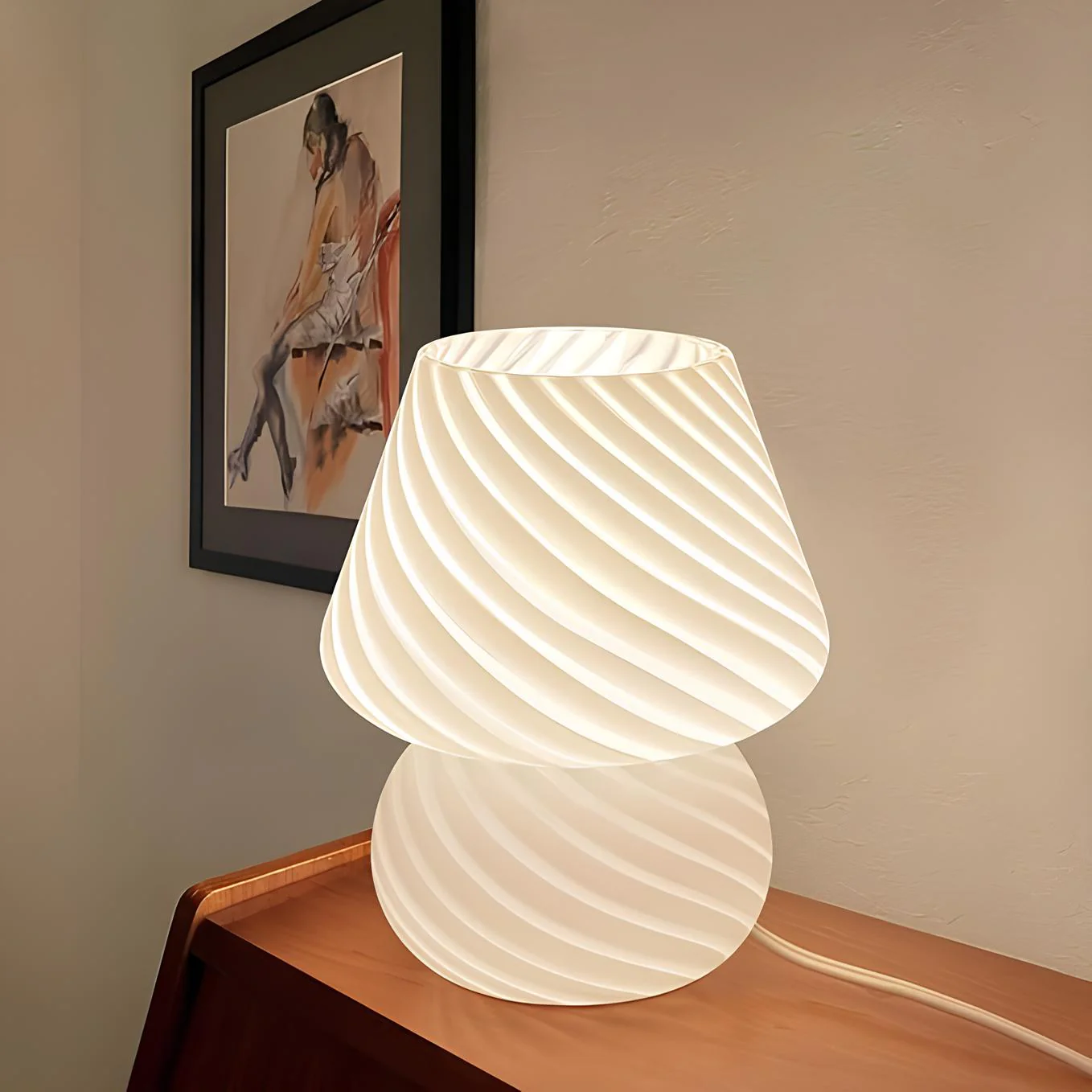 Verra™ Hand-Blown Glass Lamp - Image 15