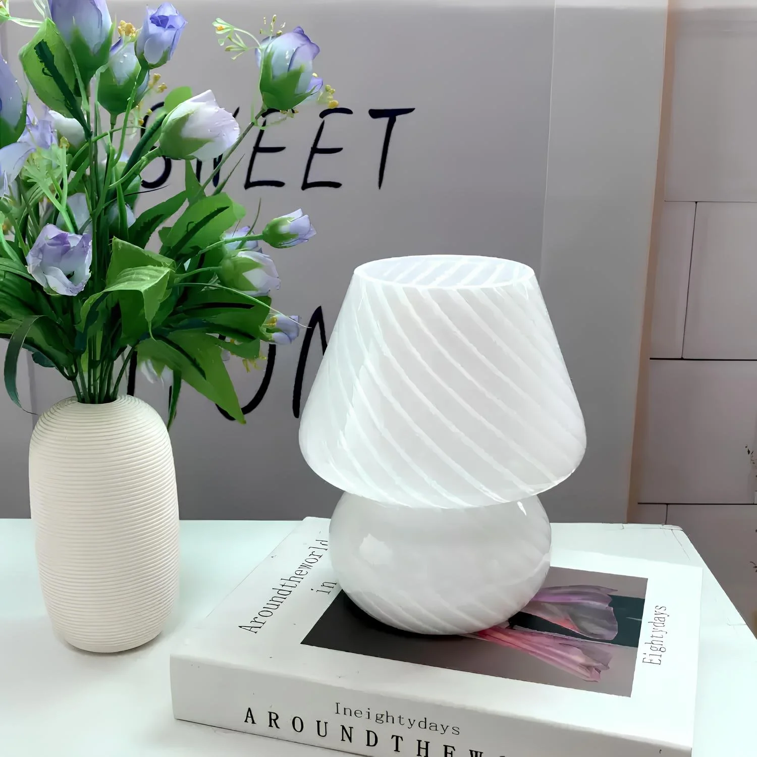 Verra™ Hand-Blown Glass Lamp - Image 17