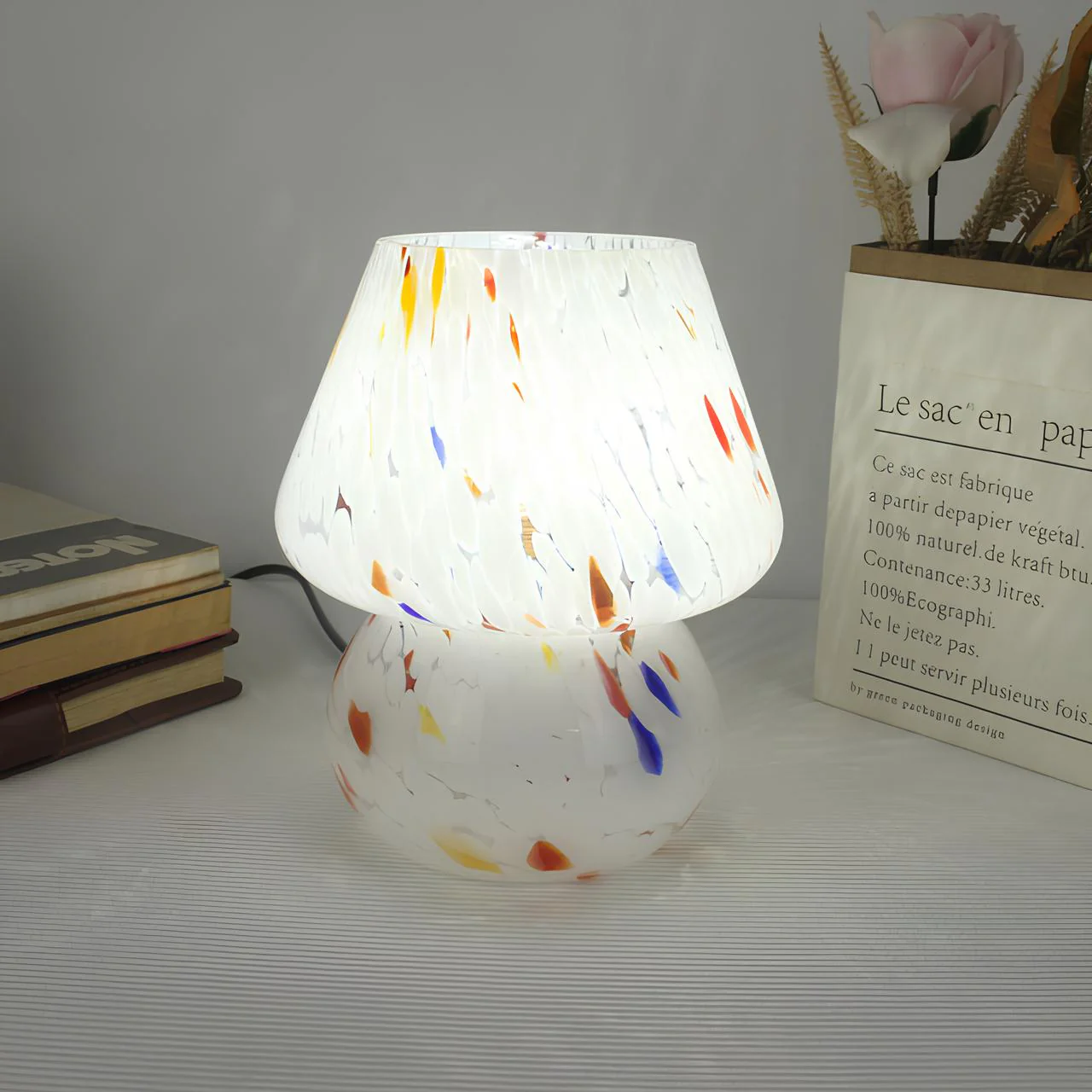 Verra™ Hand-Blown Glass Lamp - Image 20