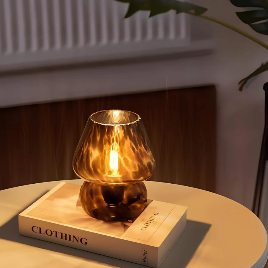 Verra™ Hand-Blown Glass Lamp - Image 5