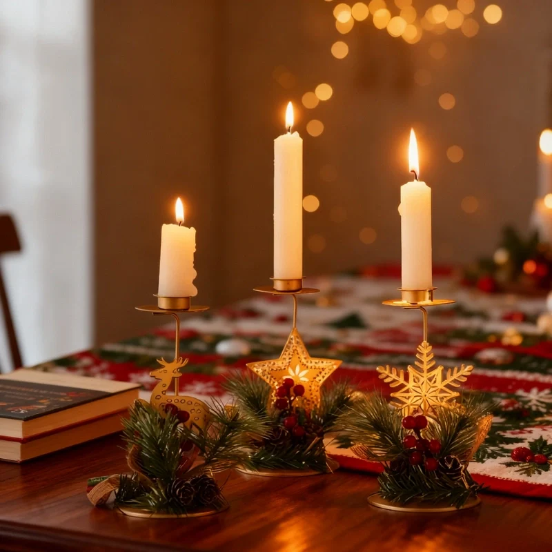 YuleGlow™ Candle Holder - Image 2